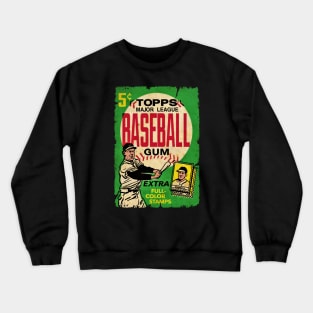 VINTAGE BASEBALL - TOPPS CARDS FULL COLOR STAMPS Crewneck Sweatshirt